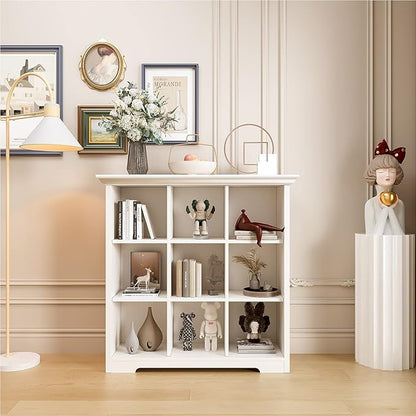 Wooden Cube Shelf Bookcase - Image 4