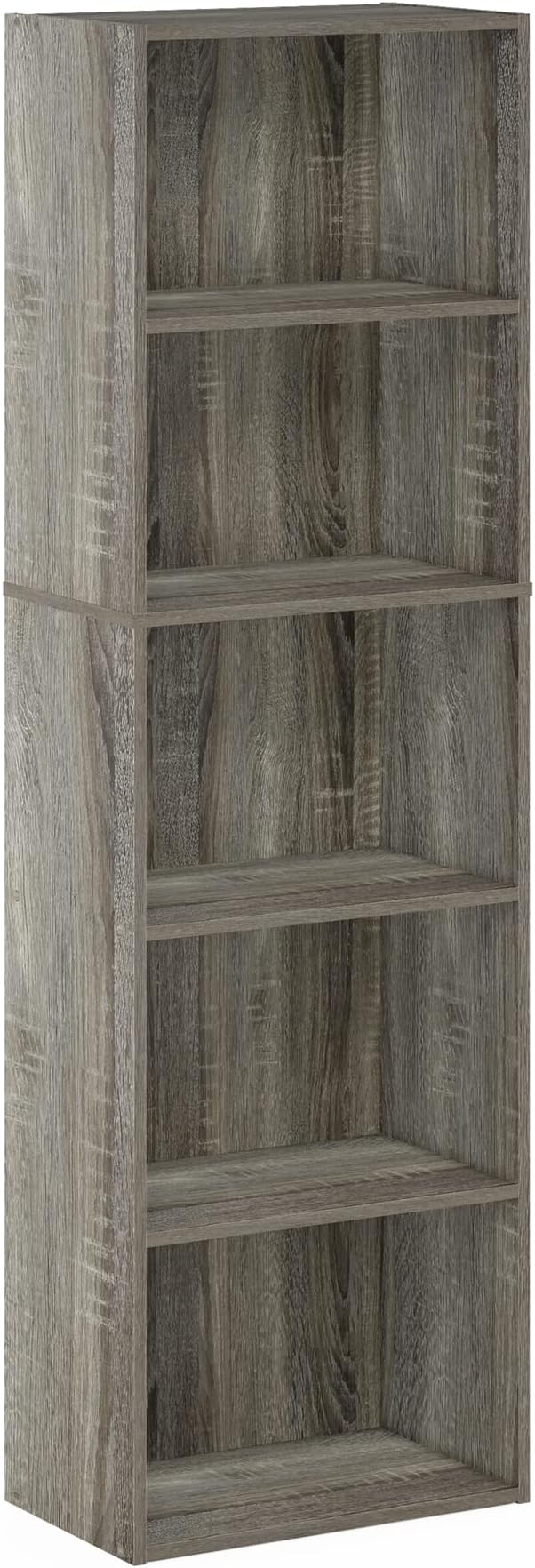 Furinno LUDER Book Shelf, 5-Cube Bookshelf, Bookcase - Image 5