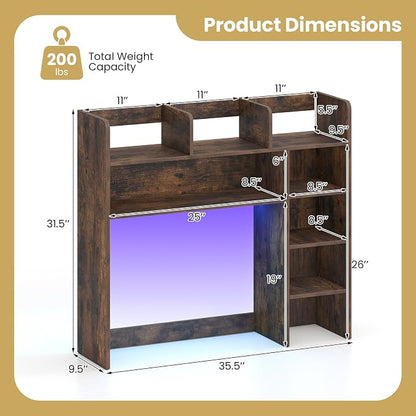 Tangkula Desktop Bookshelf - Image 3