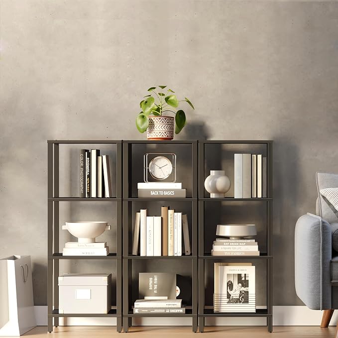 TUTOTAK Bookshelf, 4-Tier Small Narrow Book Shelf - Image 6