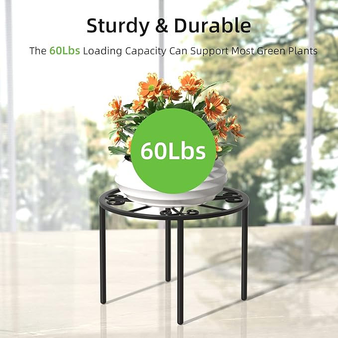 bussdis Plant Stand 1 PCS-10.2 IN Flower Pot Stand Plant Rack - Image 2