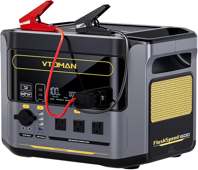 VTOMAN FlashSpeed 1500 Portable Power Station by VTOMAN