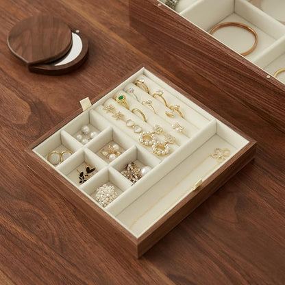 Black Walnut Wood Jewelry Box - Image 6