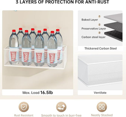 Magnetic Shelf for Washing Machine, Washer Dryer Shelf, Magnetic Lint Bin for - Image 6