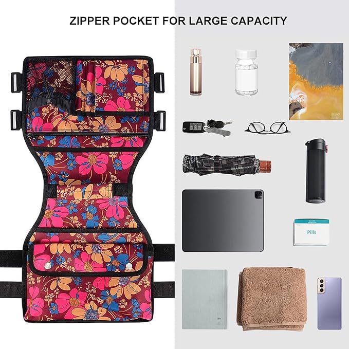 supregear Side Walker Bag, Walker Accessories Bag w/Cup Holder, Folding Walker - Image 3