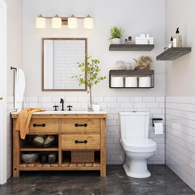 QEEIG Bathroom Shelves Over Toilet - Image 6