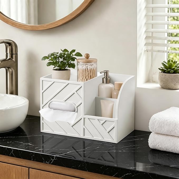 Aesthetic Tissue Box Cover, Modern Minimalist Remote Control Holder - Image 7