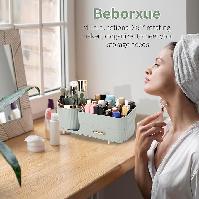 Makeup Organizer for Vanity, Cosmetic Display Case - Image 7