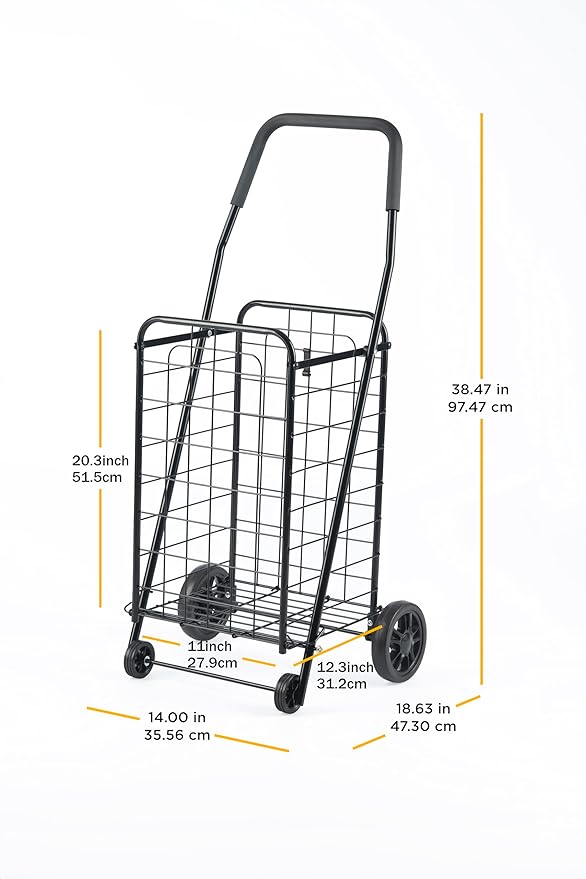 Whitmor Foldable Utility Shopping Cart - Image 3