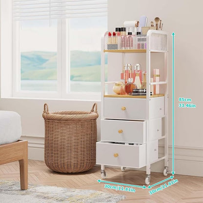 HapiRm Rolling Makeup Cart Organizer - Image 2