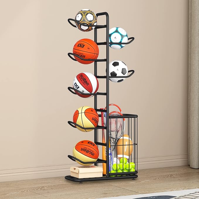 7-Ball Sports Equipment Storage Rack by MLUPODY