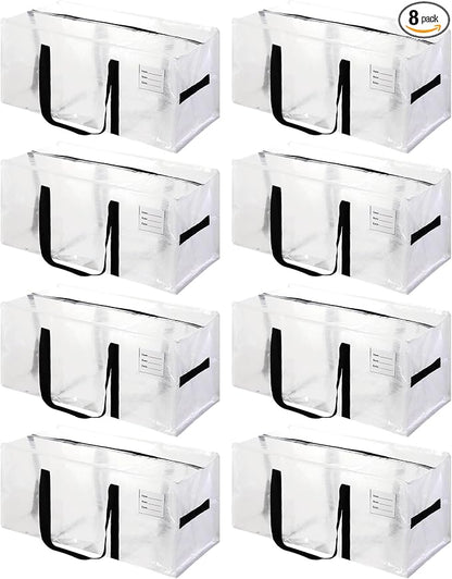 8 Pack Heavy Duty Extra Large Moving Bags by JCBZAMZ