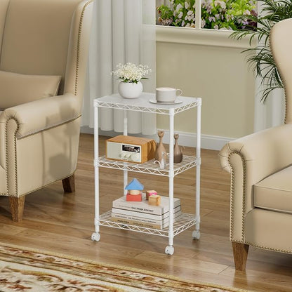 SINGAYE 3 Small Wire Shelves Kitchen Pantry Close Home Organizers and Storage - Image 6