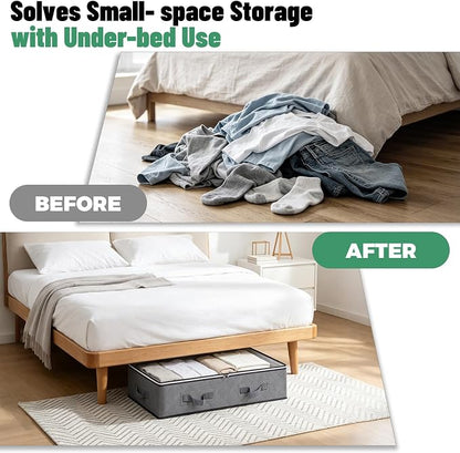 Pterying 8 Pack Under Bed Storage Containers - Image 4
