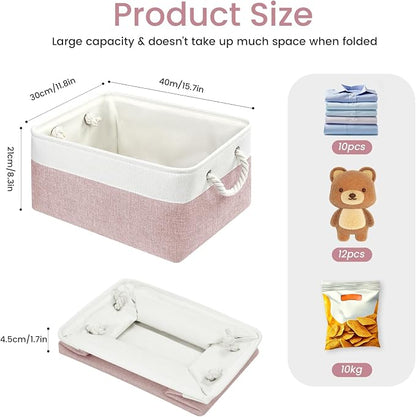 15.7x11.8x8.26 Inch Fabric Large Storage Bins - Image 5