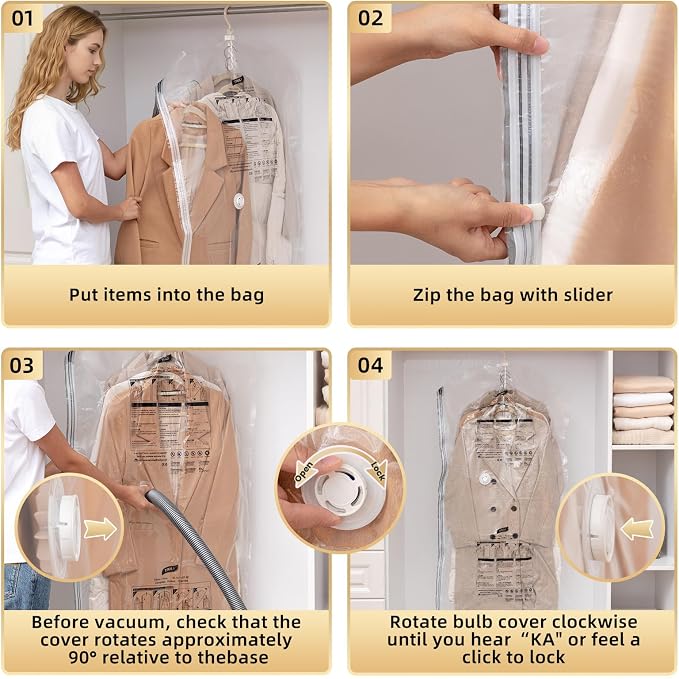 TAILI Hanging Vacuum Sealer Storage Space Saver Bags - Image 9