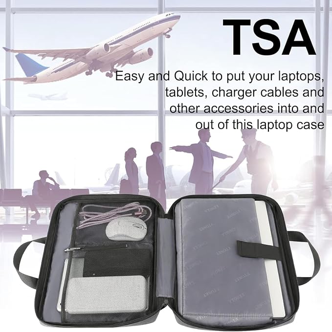 Ytonet 14 Inch Laptop Case, Water Resistant Laptop Sleeve Cover | Compatible - Image 7