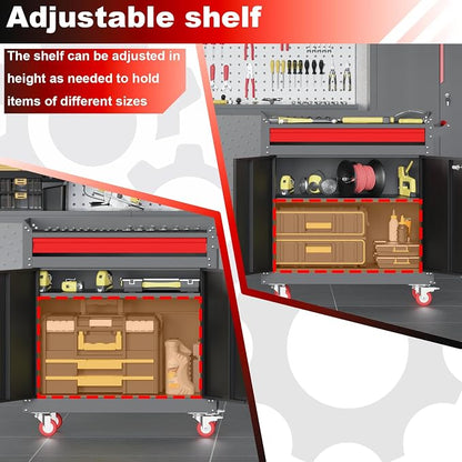 Metal Garage Storage Cabinet - Image 4