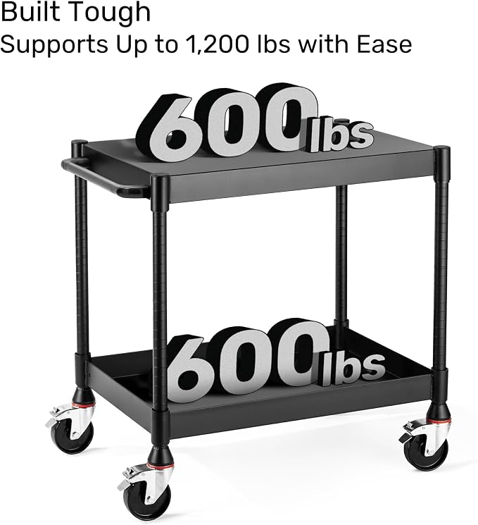 MightyHaul 18" Heavy-Duty Utility Cart - Image 2