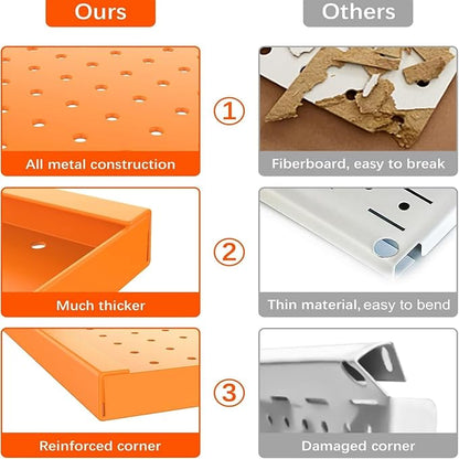 TORACK 3 PCS Metal Pegboard Panels - Image 6