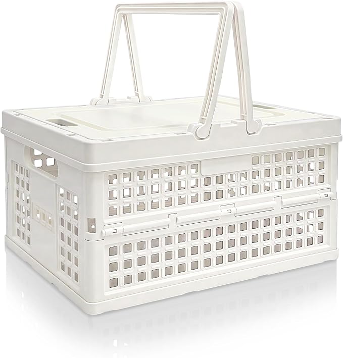 Foldable Small Plastic Baskets by Daixers