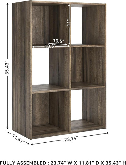 Signature Design by Ashley Shallifer 6 Cube Storage Organizer or Bookcase - Image 3