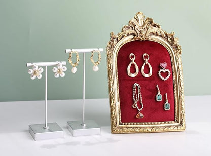 GemeShou 2pcs metal earring holder, mini hangers - Image 7