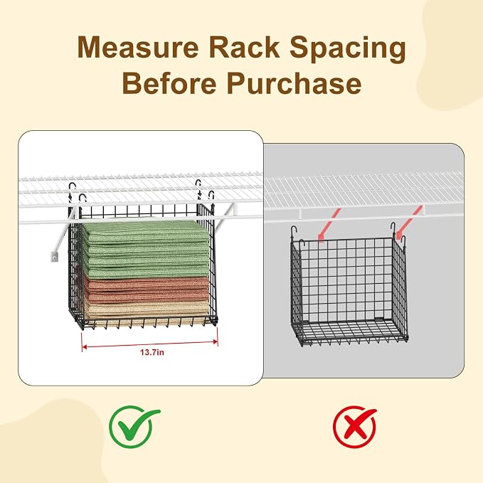 Lyuwanxian 4-Tier Hanging Closet Organizer - Image 8
