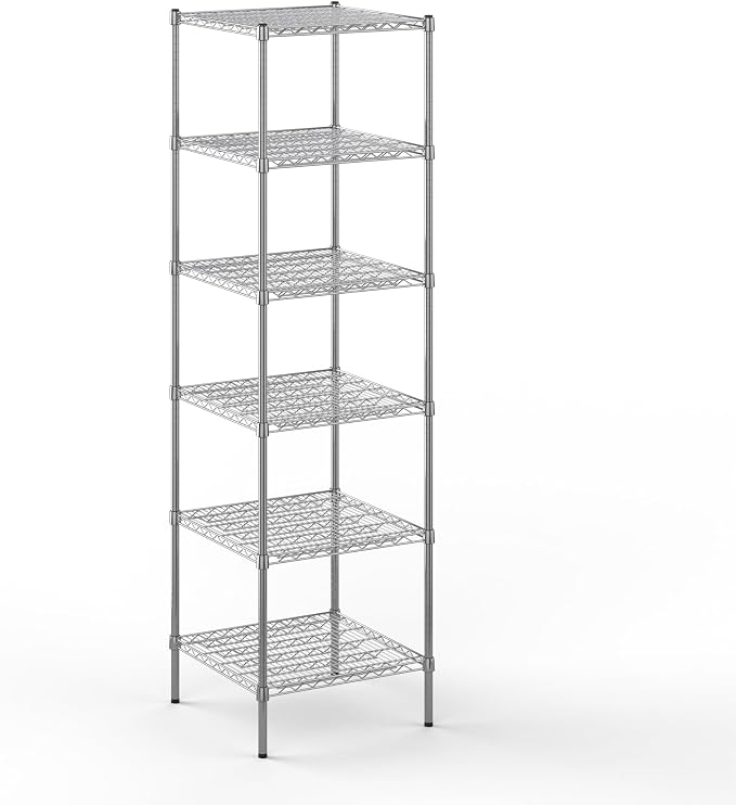 24" Deep x 24" Wide x 86" Height Wire Shelving Kit | 6-Tier | NSF Commercial by Regal+Altair
