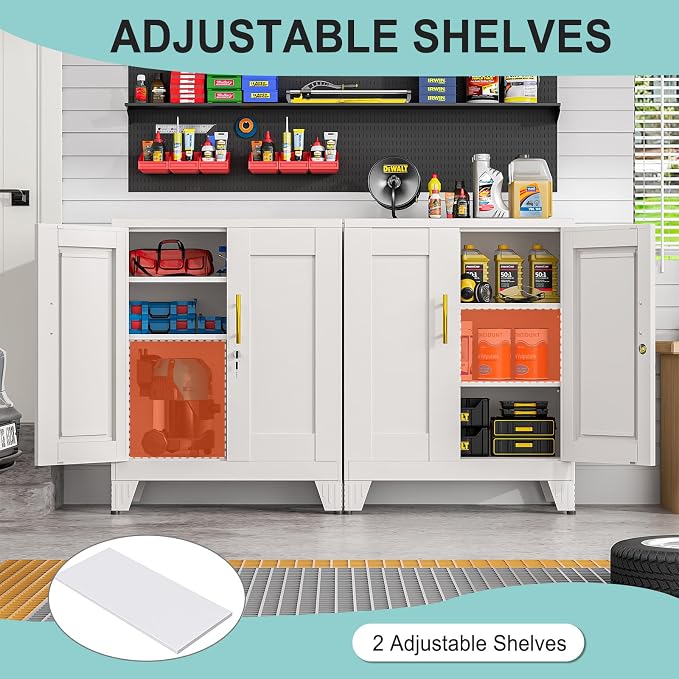 pozdeg 35.43" Metal Storage Cabinet - Image 5