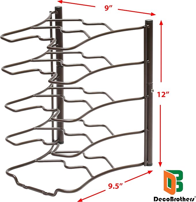 Deco Brothers Pan Organizer Rack - Image 2