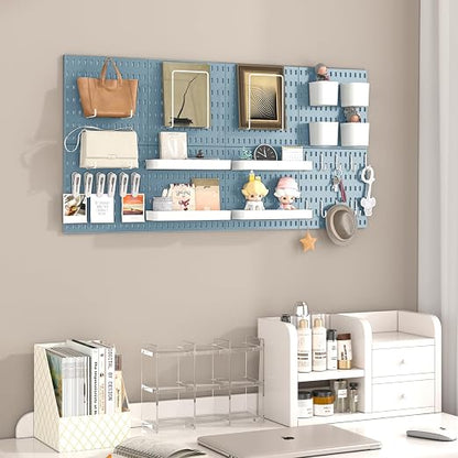 Pegboard Combination Kit, 8 Peg Boards and 30 Accessories Modular Hanging Black - Image 5