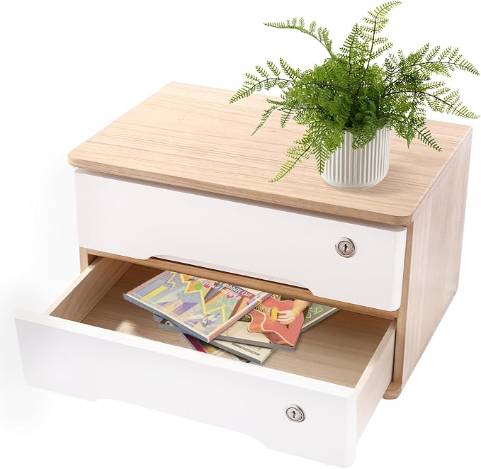 2-Tier Desktop Storage Box by Unknown