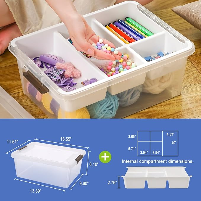 MACOPRO 17 QT Plastic Storage Box - Image 3