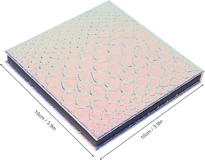 PU Empty Eyeshadow Palette, Fish Scale Small Magnetic Palette, Portable - Image 6
