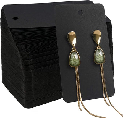 Earring Card Holder Earring Display Cards Hanging Earring, Kraft Paper Tags by WeLiu