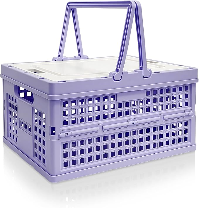 Foldable Small Plastic Baskets by Daixers