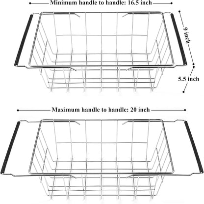 Orgneas Expandable Chest Freezer Basket, Stainless Steel Hanging Deep Freezer - Image 3