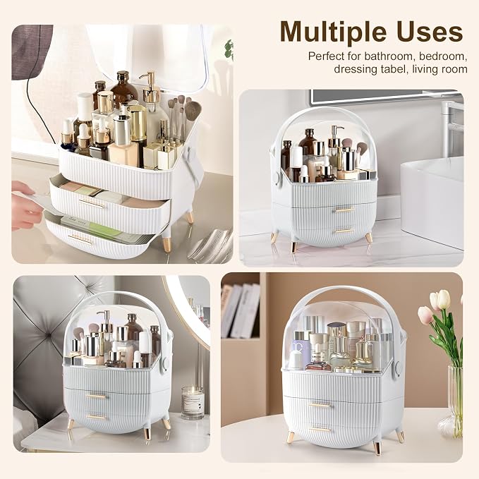 Makeup Organizer for Vanity, Make up Organizers and Storage, Cosmetics Skincare - Image 5