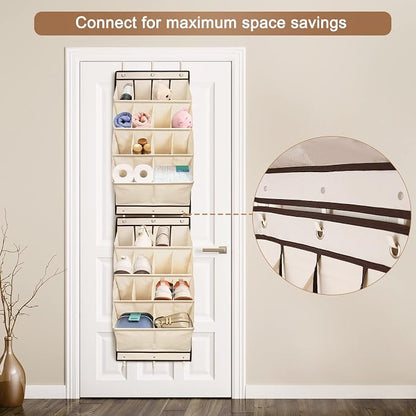 FENTEC 2 Pack Over the Door Shoe Organizer, Hanging Shoe Organizer, 28 Large - Image 5