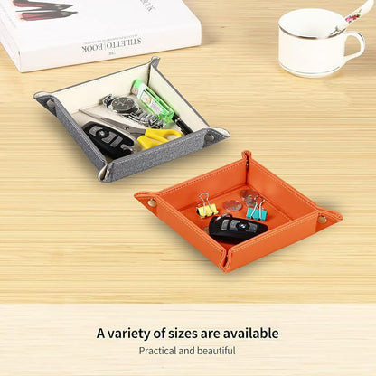 YAPISHI Key Dish Bowl for Men, Entryway Catchall Holder Bedside Table Valet - Image 6