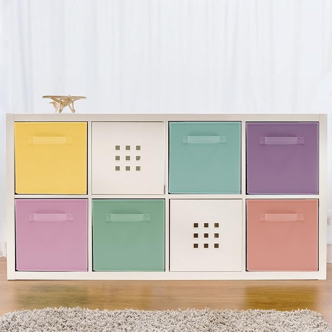 Sorbus 11 Inch Fabric Storage Cubes - Image 9