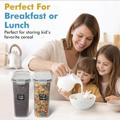Shazo 2 Pack Small Airtight Cereal Containers Storage - Image 8