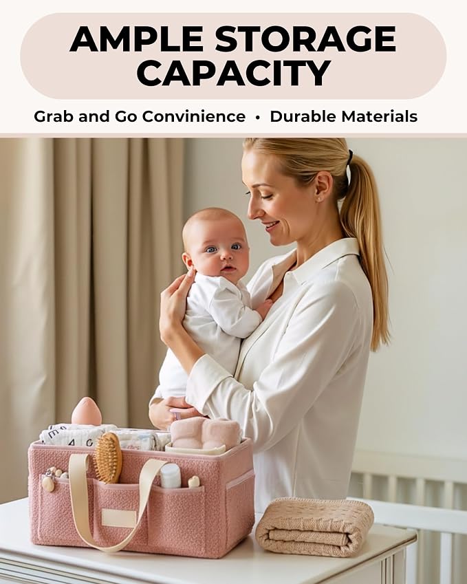 Baby Diaper Caddy Organizer - Image 4