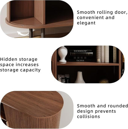 Buffet Sideboard Cabinet with Storage, Modern Accent Coffee Bar Console Table - Image 5