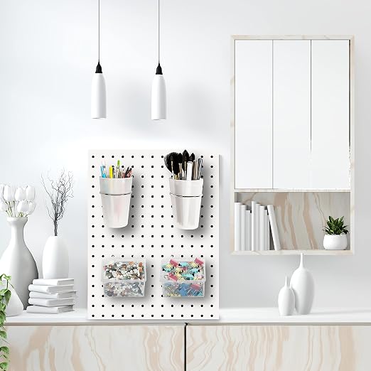 Kuhome 6 Sets Pegboard Bins and Cups - Image 3