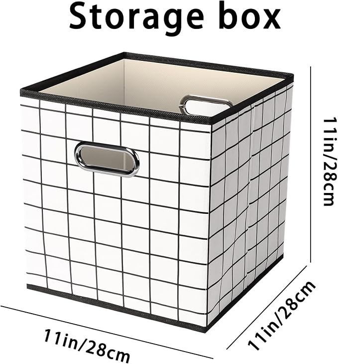 Fabric Cloth Storage Bins, Fabric Cube Organizer - Image 2