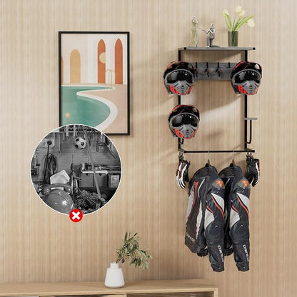Motorcycle Helmet Holder Wall Mounted, Helmet Holder Wall Mount - Image 5