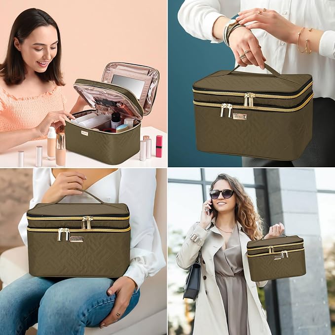 8.8L Double Layer Travel Makeup Bag - Image 6