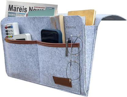 Bedside Caddy, Sofa Caddy, Storage Organizer Pocket by KAKKOII